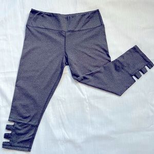 Glyder women’s grey cutout leggings